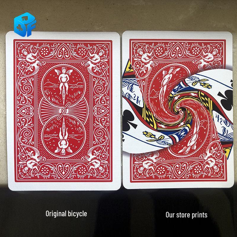 Vortex drehende Spielkarten - Nahaufnahme-Zaubervorführungs-Requisiten