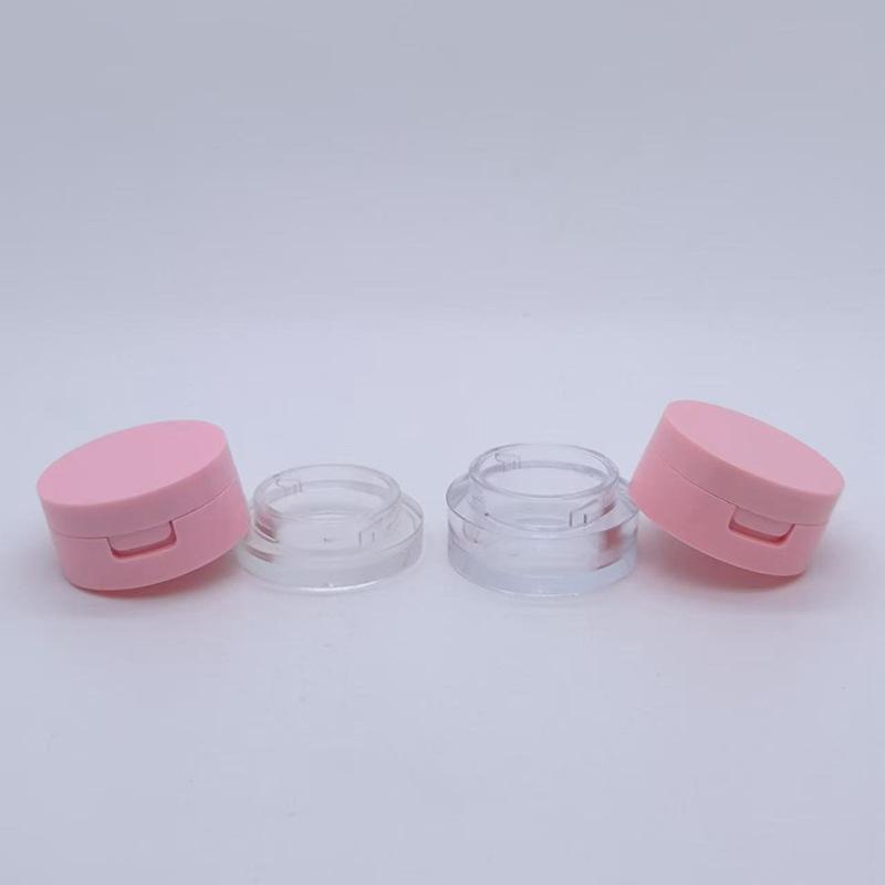 Travel Makeup Companion! Mini Round Compact, 3g/5g Refillable Case for Loose & Pressed Powder, Blush. Lightweight & Pocket-Sized