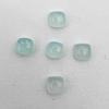 Natural Aqua Chalcedony Square Cushion Cabochon Loose Gemstone Lot 13 Pcs 6 MM 17 CT For Jewelry Making