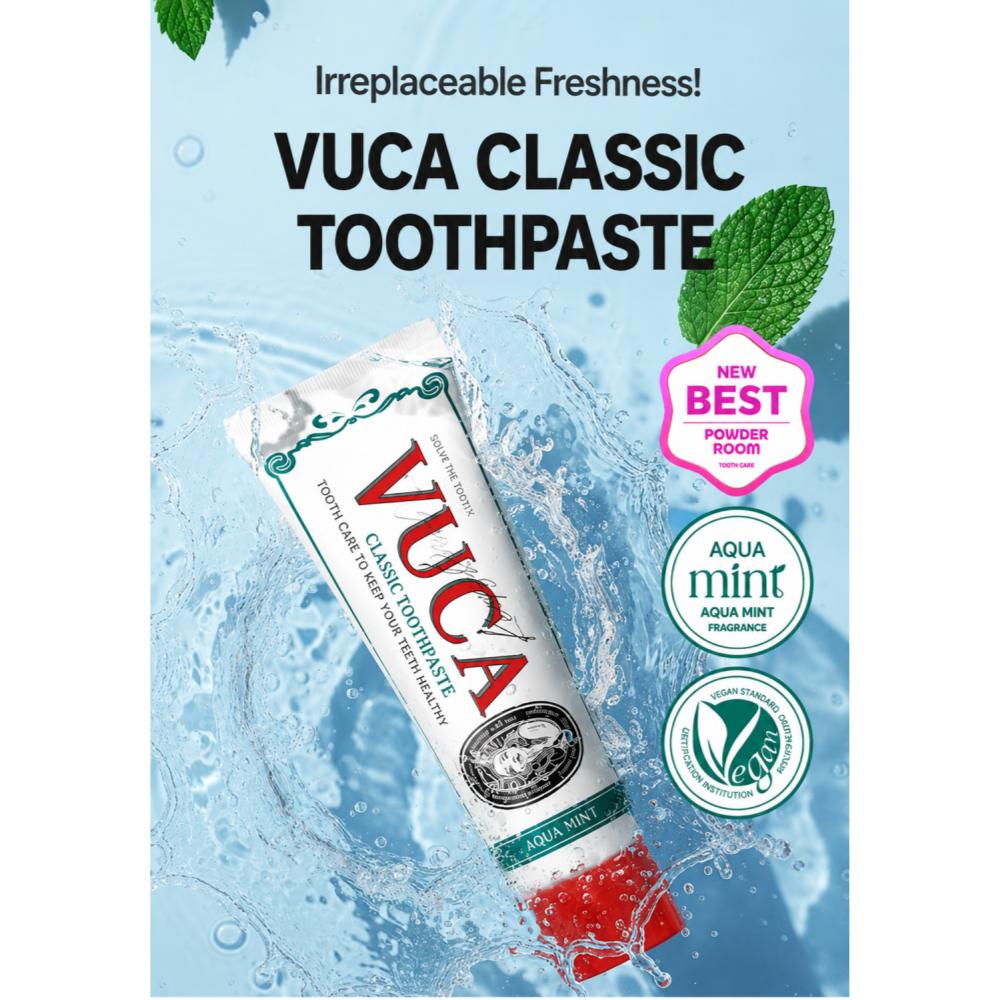 Vuca Classic High Fluoride Toothpaste 110g X 4
