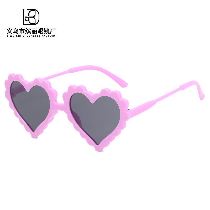 Fashion Cute Children'S Sunglasses Trend Wave Flower Boys Girls Sunglasses Baby Glasses