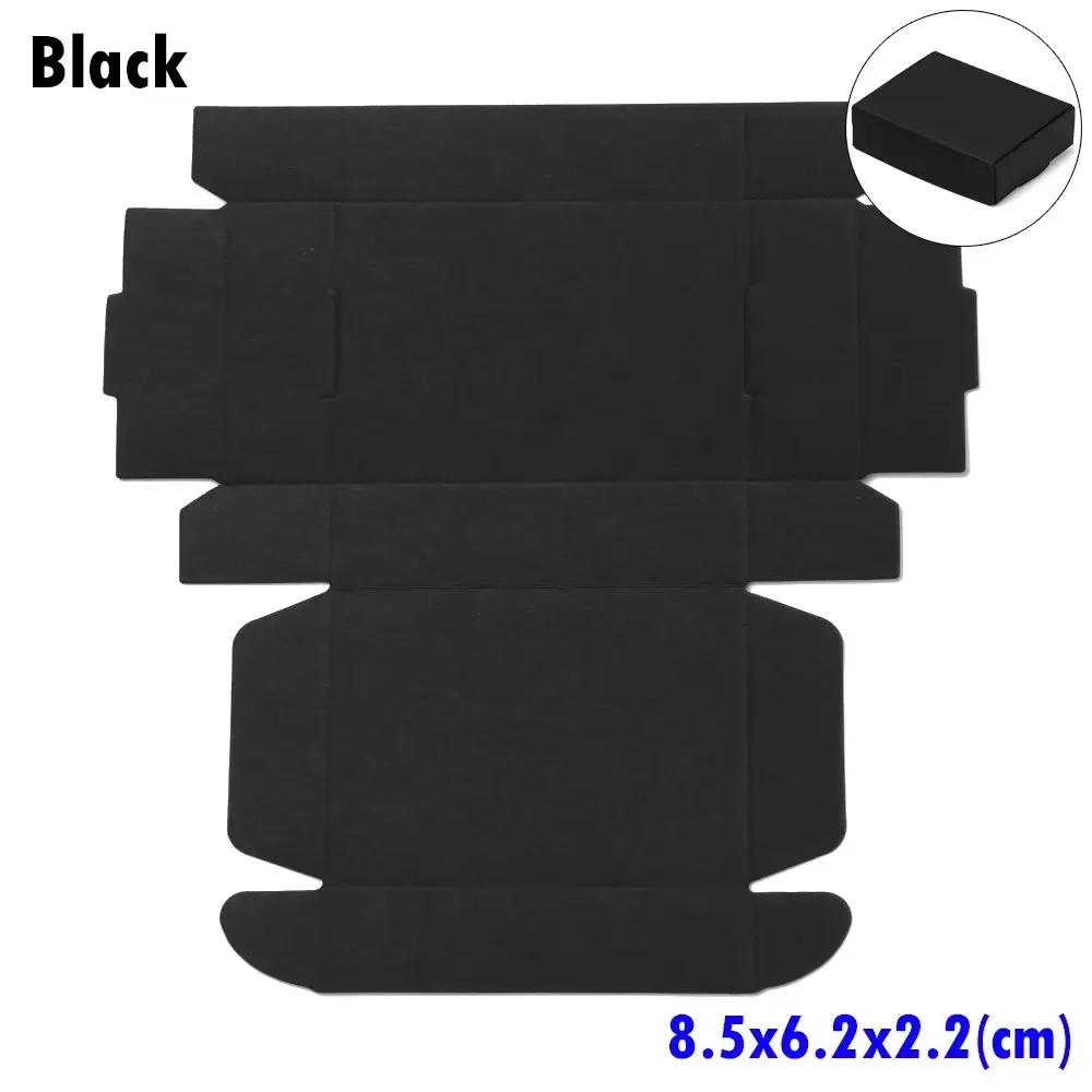 10pcs 9sizes Wedding Event Gift Craft Jewelry Candy Storage Cardboard Package Kraft Paper Box Wrapping