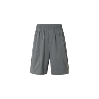 Solid Color Elastic Waist Casual Shorts Men Shorts Gray 1385514-025