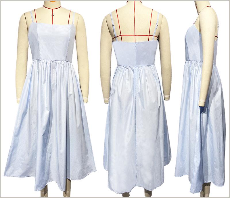 Women's Summer Backless Long Sling Dress – Sexy, Gentle Style