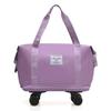 Expandable Large Capacity Travel Duffel with Universal Wheels for Men & Women - Perfect for Shopping, Storage, and Business Trips
