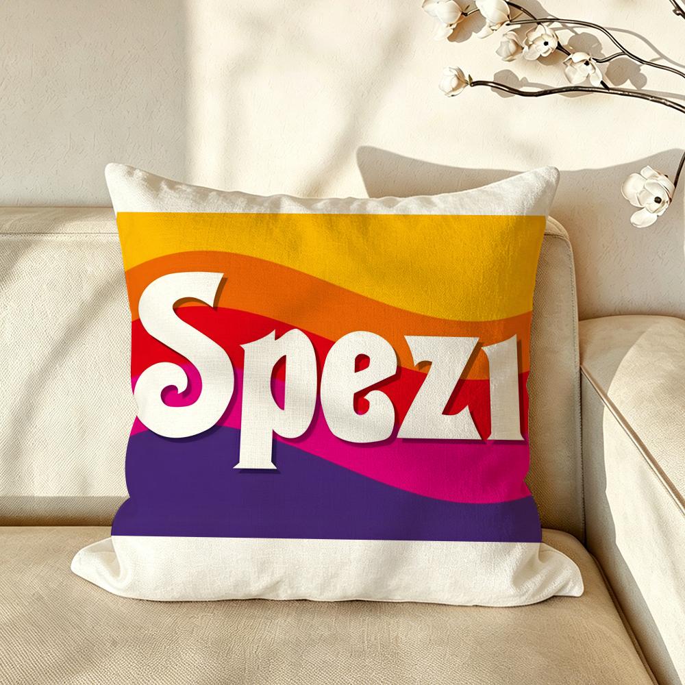 Logo PPaulanerSSpezi Kissenbezug Kissenhülle Anti-Milben Kissenbezug Seidiger Kurzer Plüsch Sofakissenbezug heiß