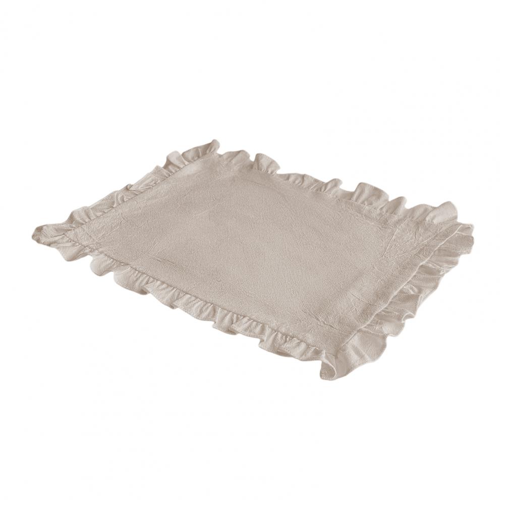 

Elegant Decoration Sophisticated Dining Decor Elegant Ruffle Placemats for Dining Table Decor Vintage Rectangle Mat for Home