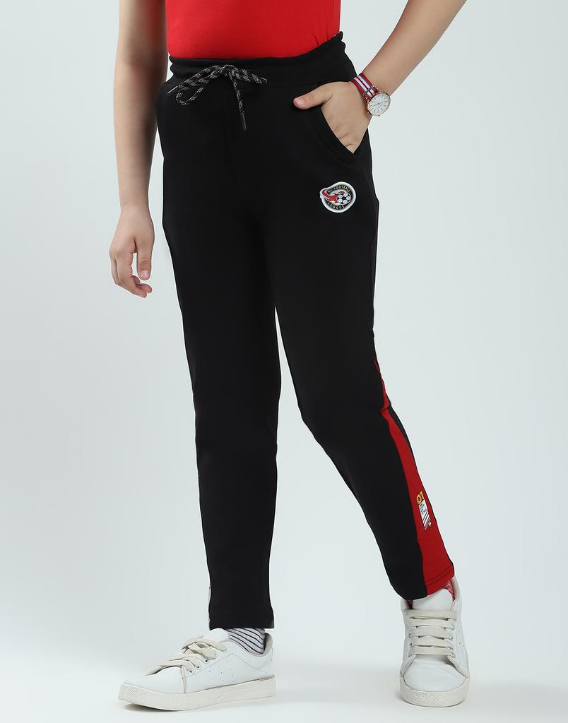 Monte Carlo Boy's Regular Fit Solid Track Pants