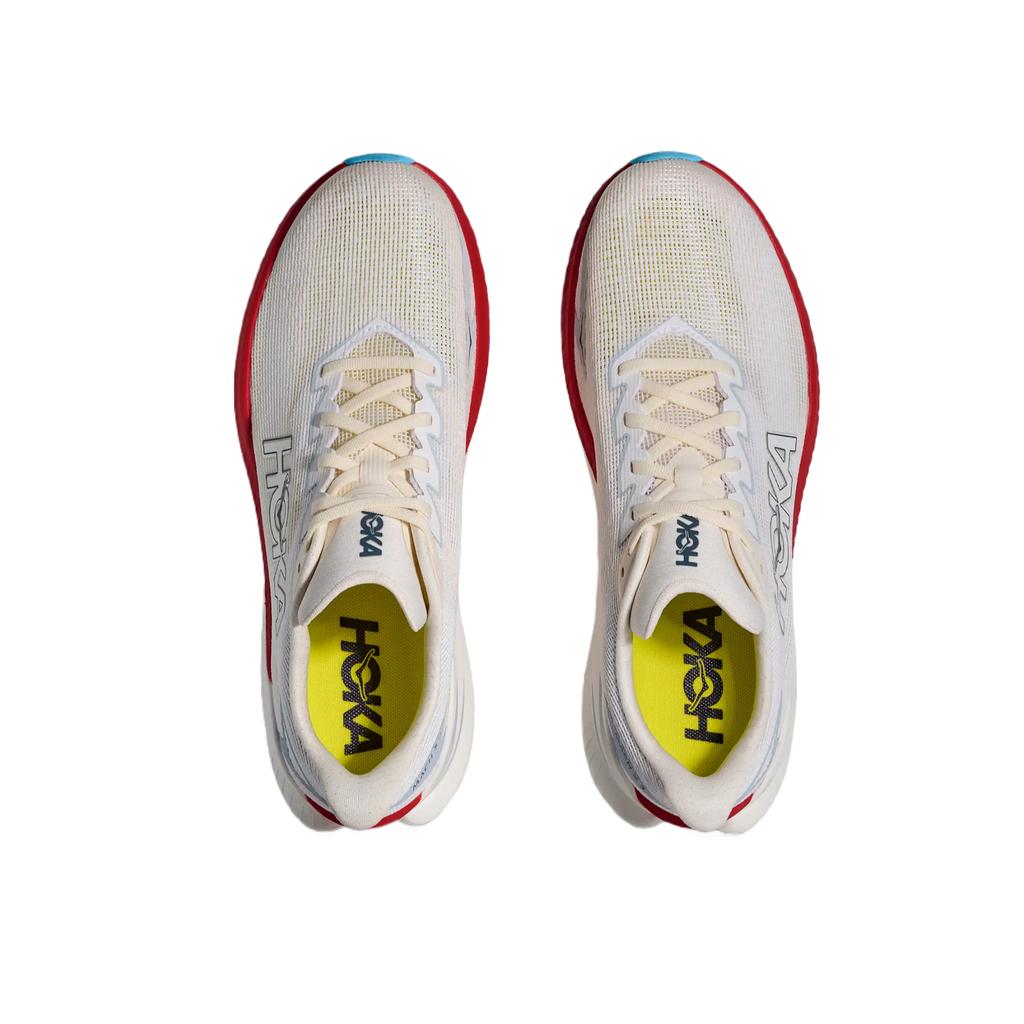 Hoka One One Mach X 3 Casual Lace-Up Round Toe Cushioning Breathable Low-Top Running Shoes Men sneaker 1168720-WBS