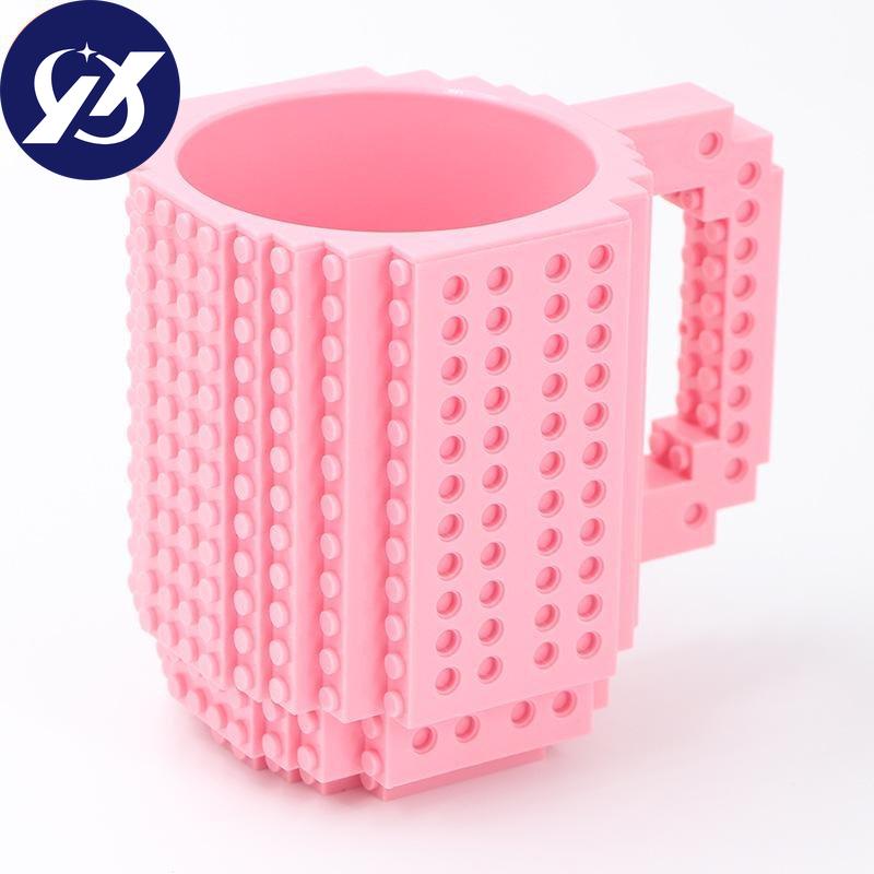Mugs Drinkware Cup Adult Boys Assembly Educational Build-On Brick Mug
