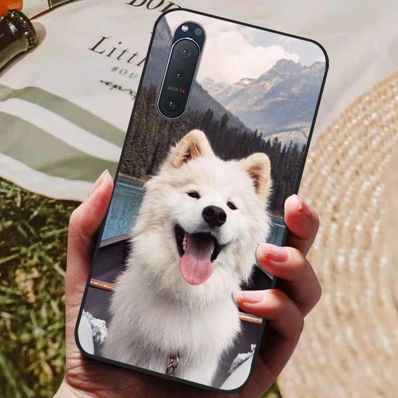 Für Sony Xperia 5 II Hülle Silikon Rückseite Handyhülle für Sony Xperia 5 II Hüllen Xperia1 III L4 Weiche Bumper Coque Cool Fundas