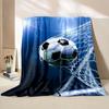 Football Theme Blanket, Soft Throw Blanket for Home Bedroom Bed Sofa Picnic Travel Office Rest Cover Blanket Kids Birthday Gift