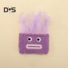 2Pcs Cat Toys Soft Plush Pet Toy Funny Hilarious Big-Mouth Afro Catnip Toy Bite-Resistant Scratch-Resistant Kitty Toy for Indoor Cats