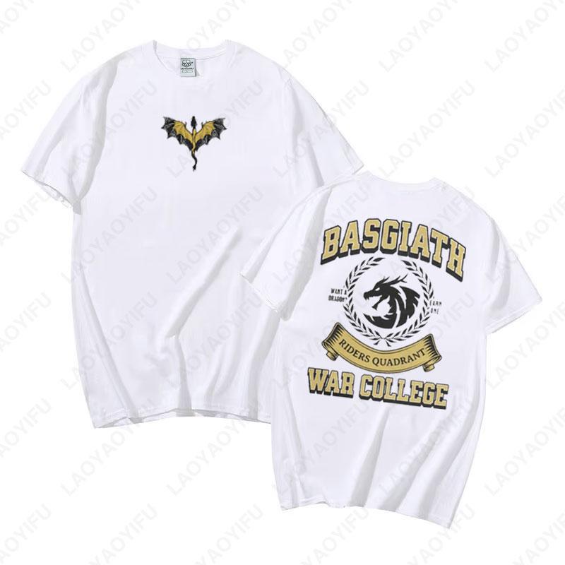 Fourth Wing Book Printing Tshirt Fashion Violet Sorrengail Wing Leader Fourth Wing Shirt Vintage Women Cotton Tee Camisetas Tops