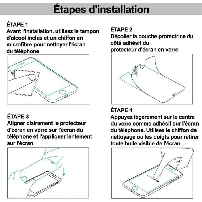 Film de protection - VCOMP - Samsung Galaxy S21 FE 5G - Verre Trempé - Pack de 2 - Résistant aux rayures