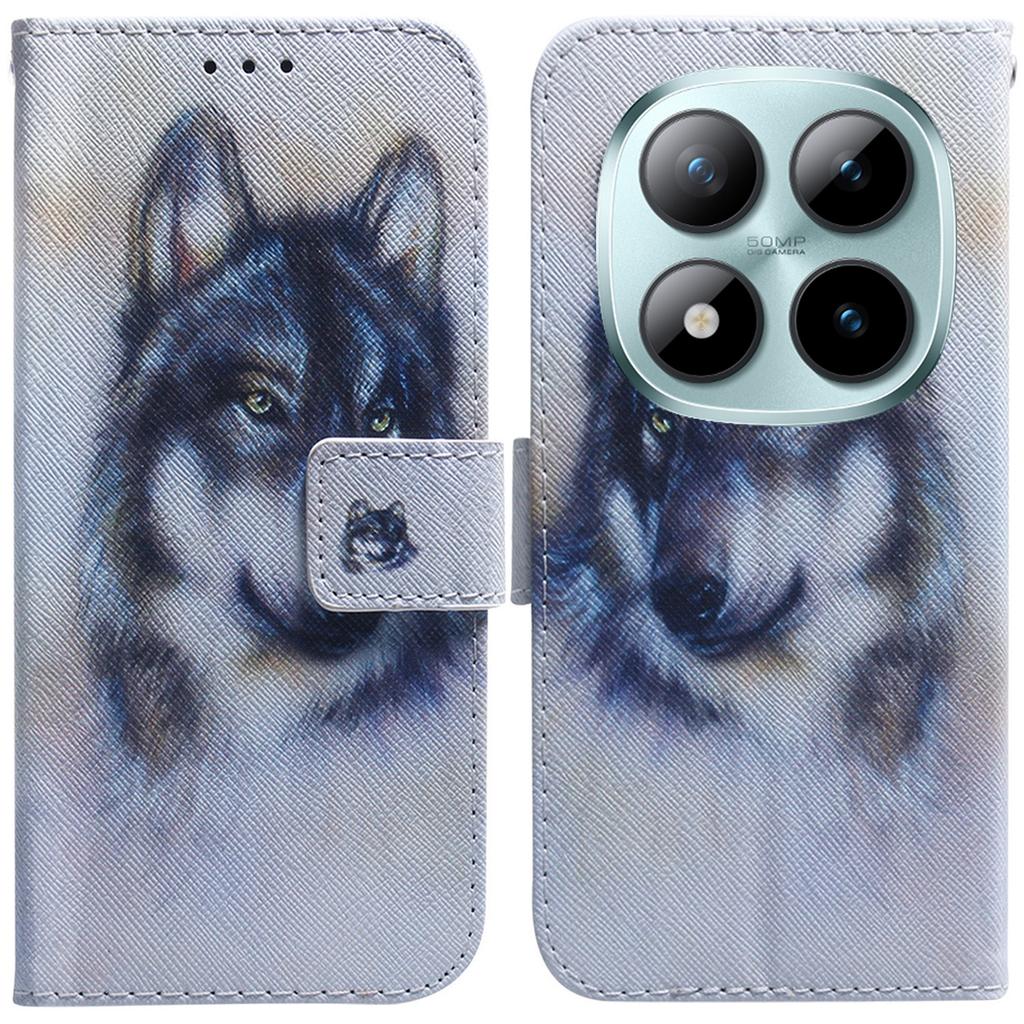 For Xiaomi Poco M8 Pro 5G/Redmi Note 15 Pro+ 5G (Global) Wallet Case Pattern Print Leather Phone Cover