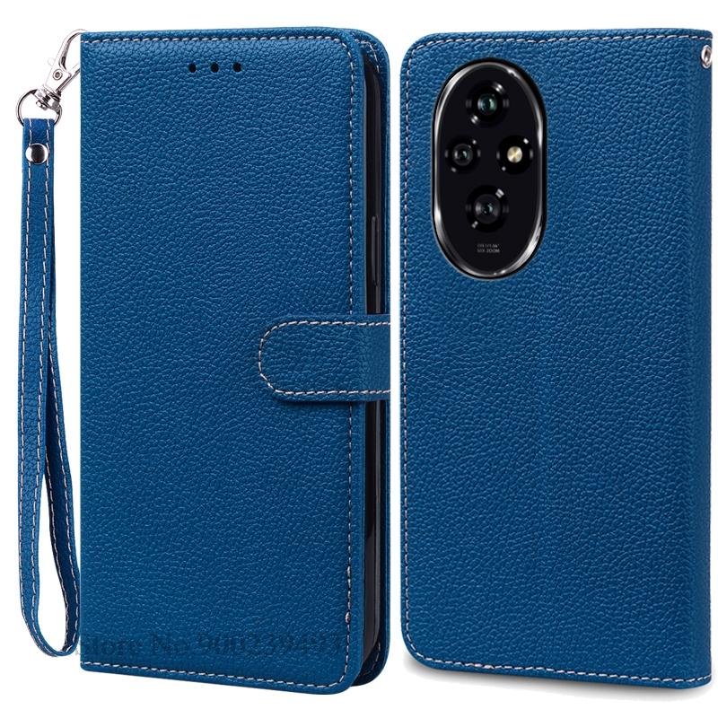 For Honor 200 Case Honor 200 Pro Case Silicone Pu Leather Wallet Case For Honor 200 5G Phone Case For Honor 200 Pro Cover Fundas