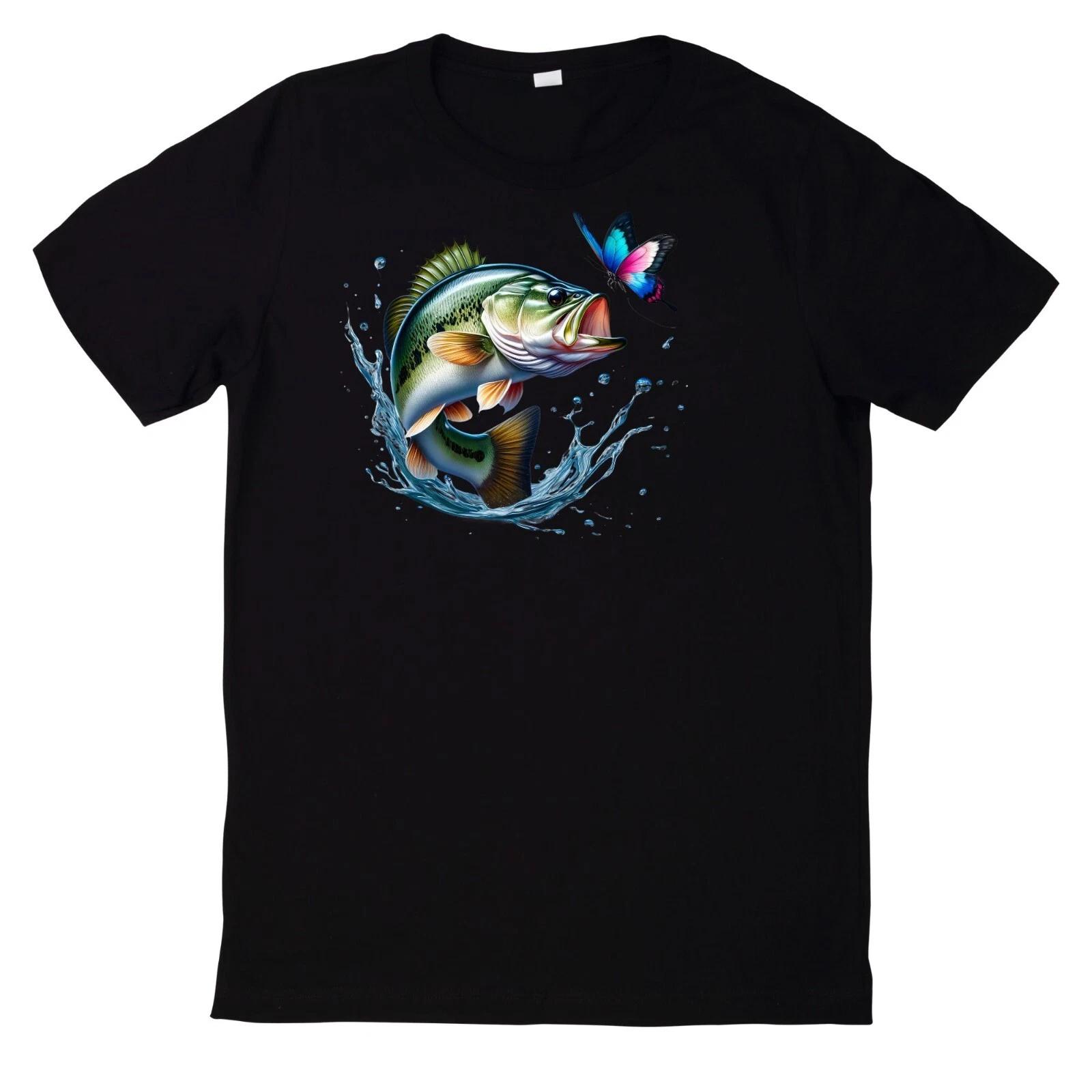 T-Shirt Aquarell Lustiges Bassangeln XXXXL