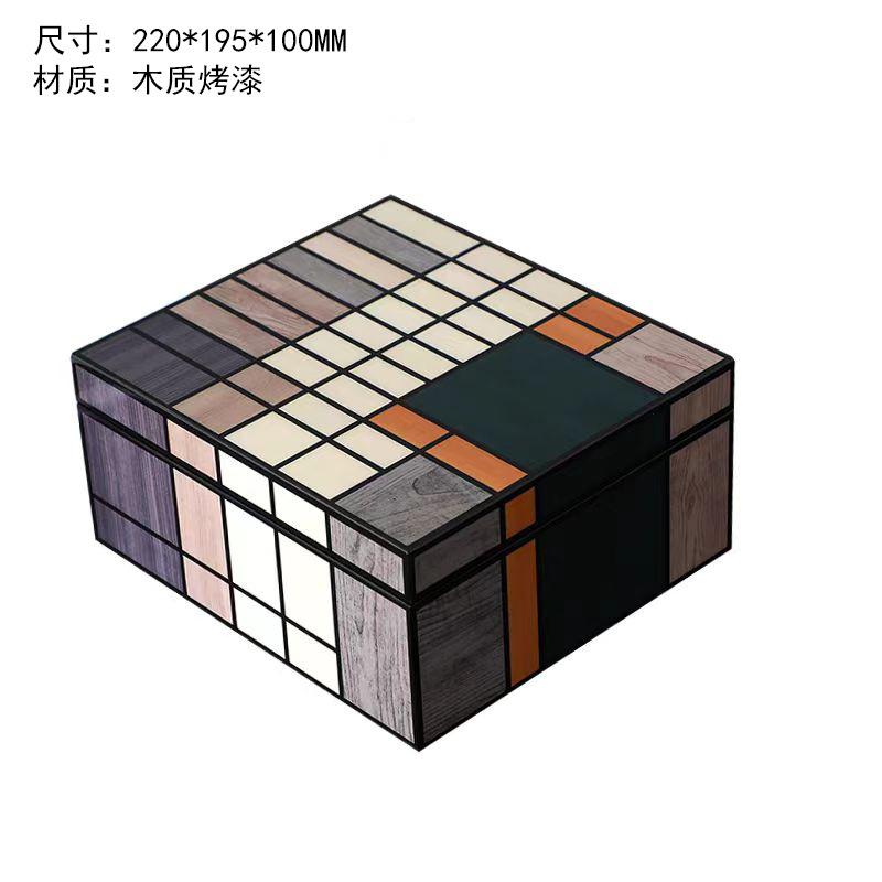 

European modern simple exotic totem decoration storage box Creative high-end jewelry organizer household storage containers