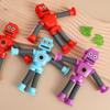 Joint Movement DIY Fidget Toys Montessori Sensory Toy Telescopic Suction Cup Robot Pop Tubes Toy