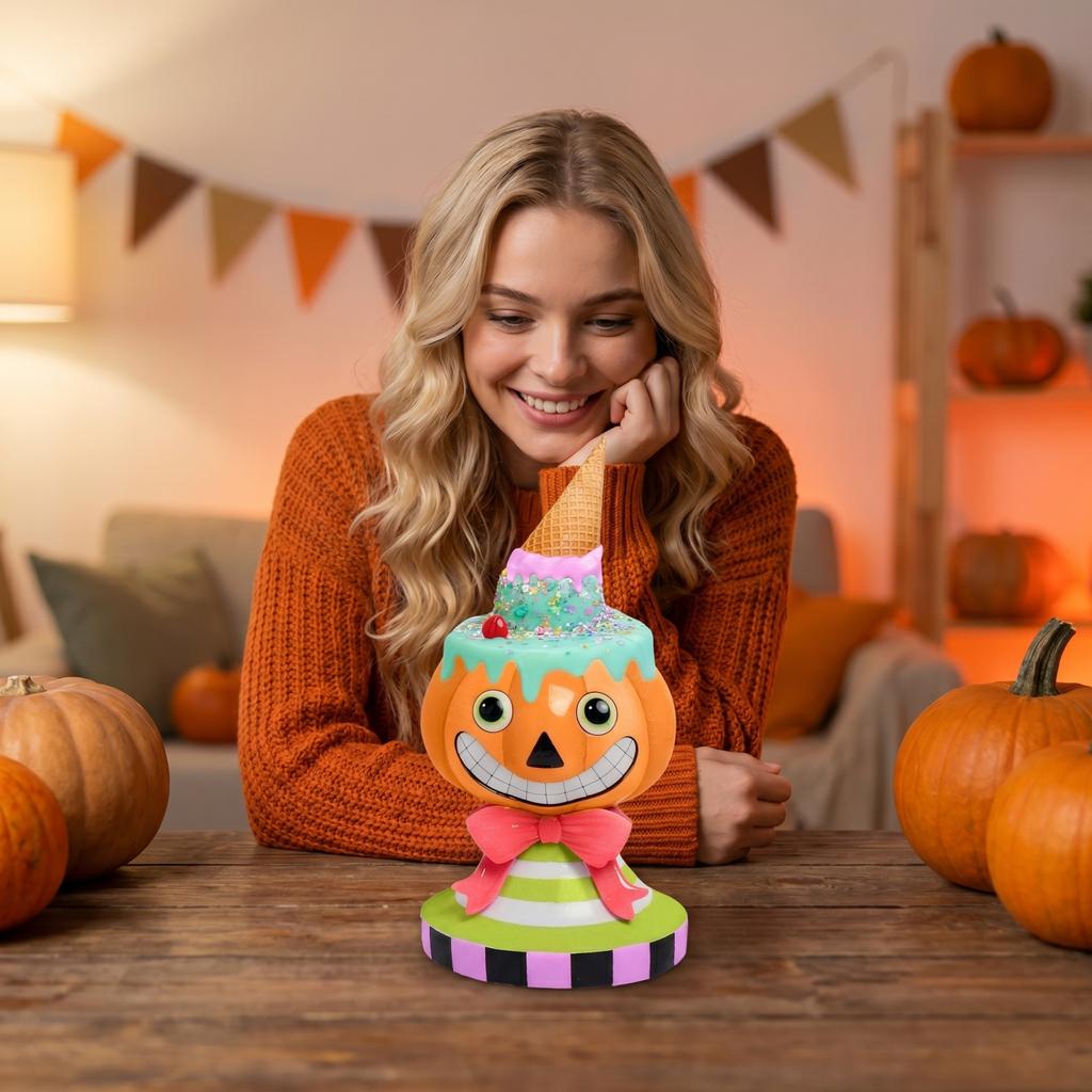 Halloween Cute Resin Figurines Decor for Home Tabletop Ornaments