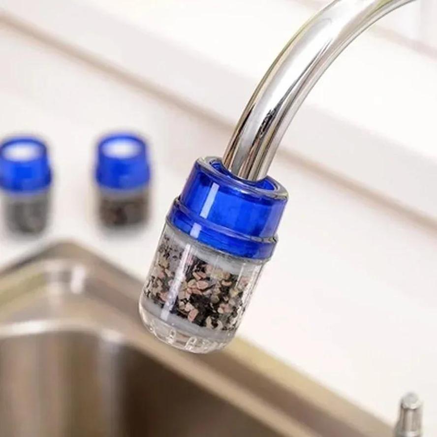 Water Filter Faucet Tap Activated Carbon Filter Faucet Household Purifier Remove Rust Sediment Kitchen and Household Accessories