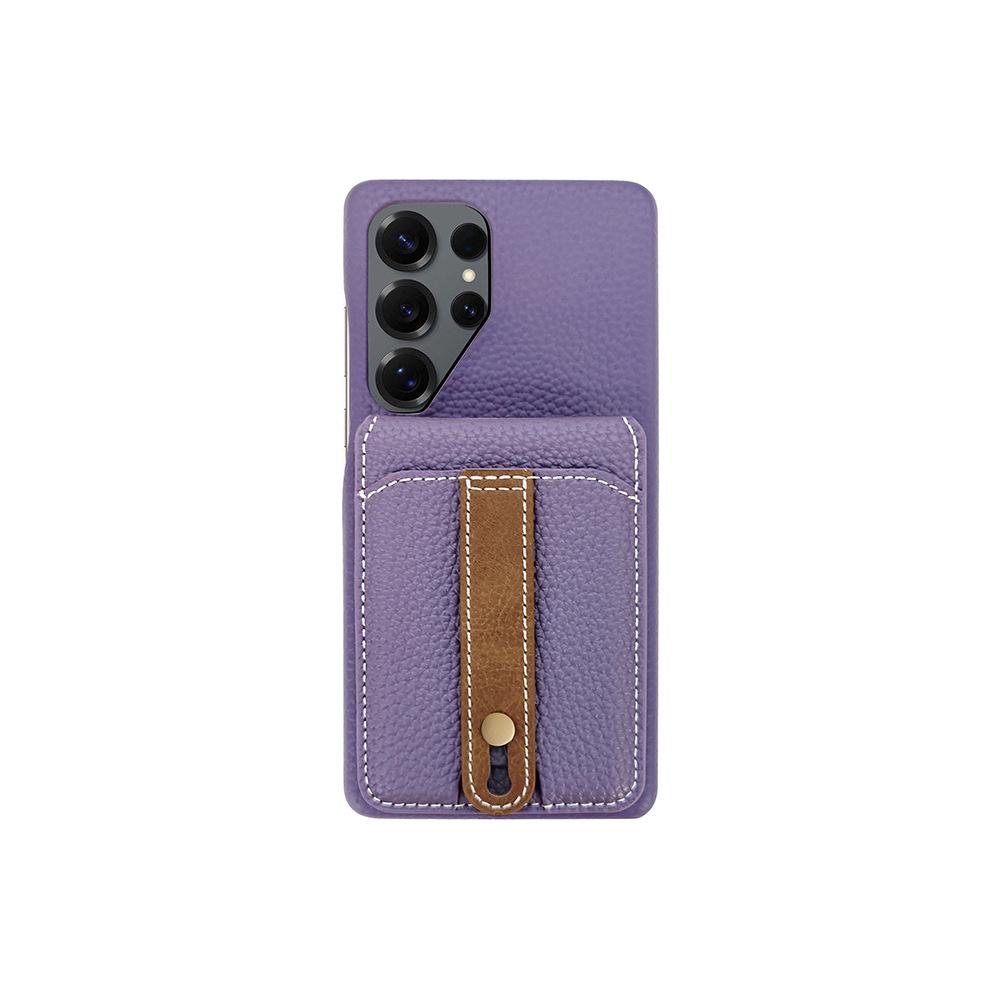 

Samsung S21FE/S24Plus/S25Ultra Leather Card Holder Phone Case - Cross-border Compatibility Samsung S20FE