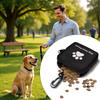 Polyester Dog Training Treat Pouch with Zipper Closure Portable Pet Snack Bag for Walking Training