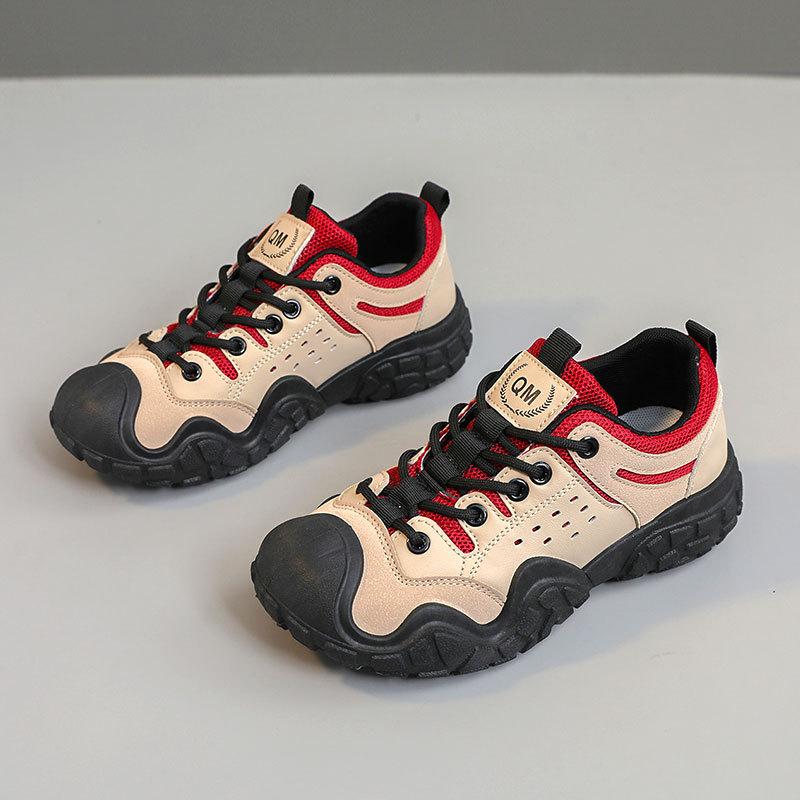 

[Customized] KT2690 new dad shoes women s breathable 2025 summer thick sole heightening trend breathable casual shoes 35
