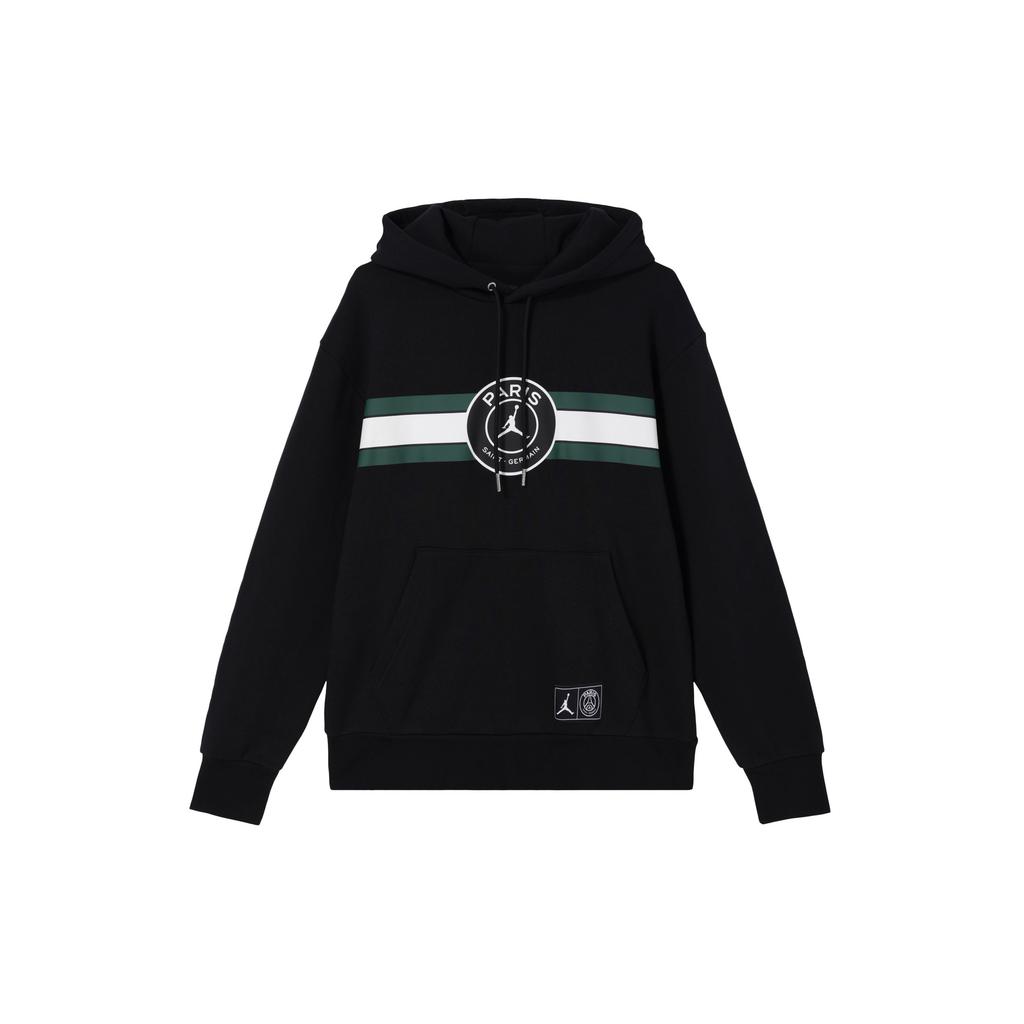 Jordan Solid Color Pullover Hoodie Long Sleeve Men Tops Black DJ3929-010