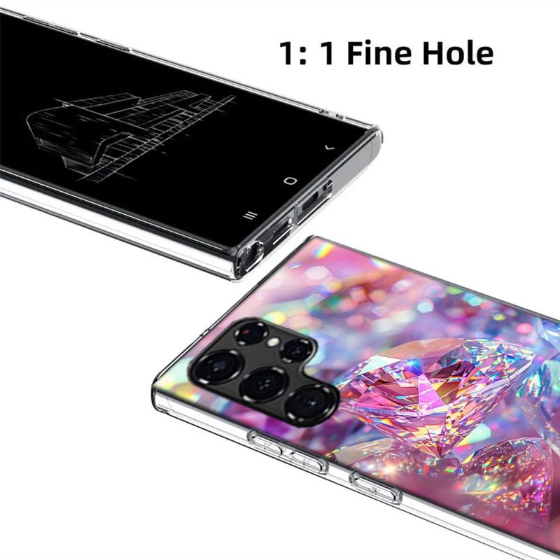 Shining and Dazzling Diamond Gemstones Cases Phone Case for Samsung Galaxy S26 Ultra S25 Edge S24 S23 FE S21 Plus S20 S22 S10 Co