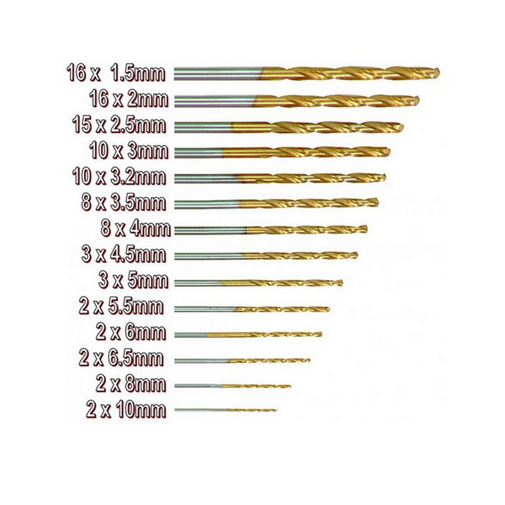 99pcs High Speed HS 4241 Steel Drill Bit Set Drill Straight Shank Auger Punch