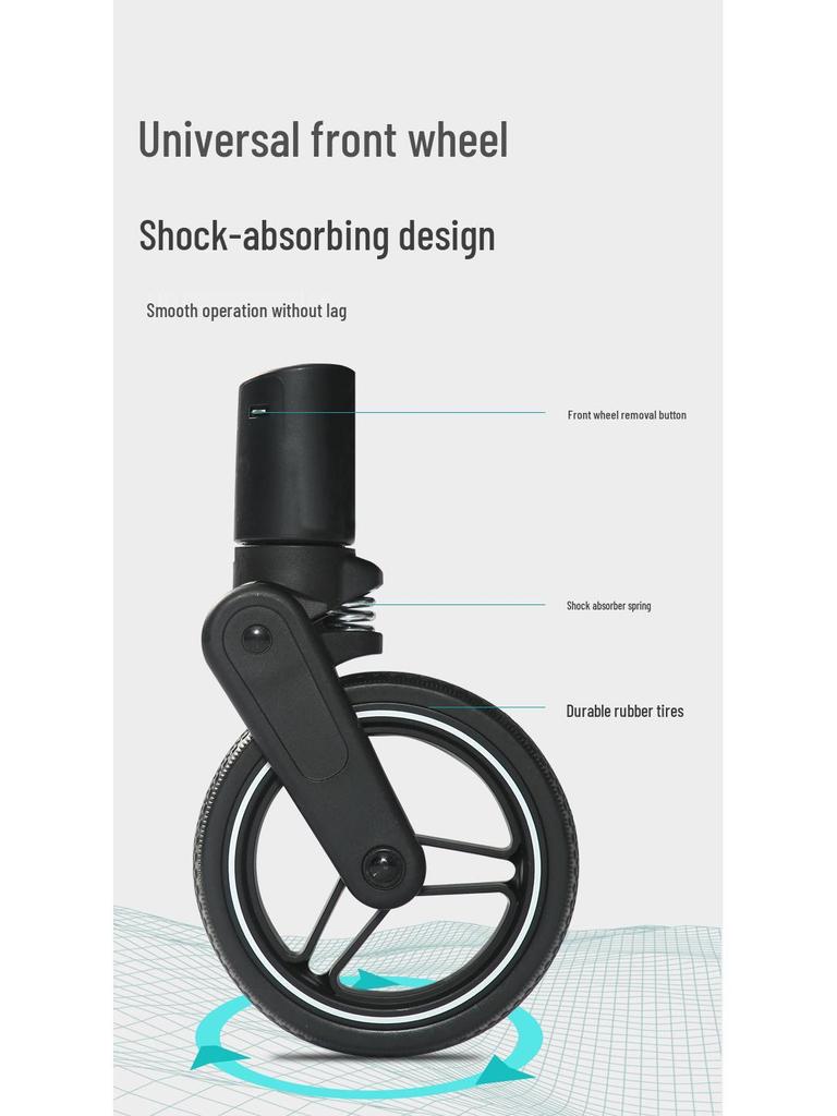 Double-Layer Pet Stroller: Spacious Design for Multiple Cats & Dogs, Removable Carriage