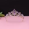 Bridal Crown Wedding Tiara - Korean Style Princess Birthday Headpiece for Women