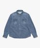 PLAC [Mergo X Plack] Classic Western Denim Shirt K52 Blue
