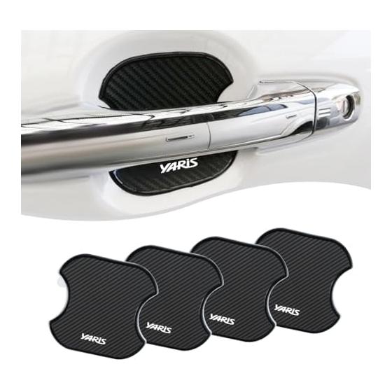 Yaris Suitable Improved Tape Door Handle Protector Strong Adhesive YARiS 10 Series 15 Series Compatible Silk Screen Printing Logo Car Door Knob Guard