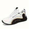 Men's 2026 Breathable Mesh Sports Shoes: Trendy Casual High-End Dad Sneakers Plus Size