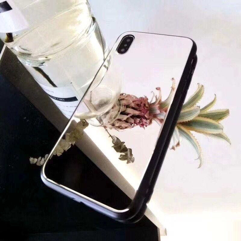 Crystal Classic Clear With Luxury Girls Mirro Soft Shell For Iphonex 78 Plus