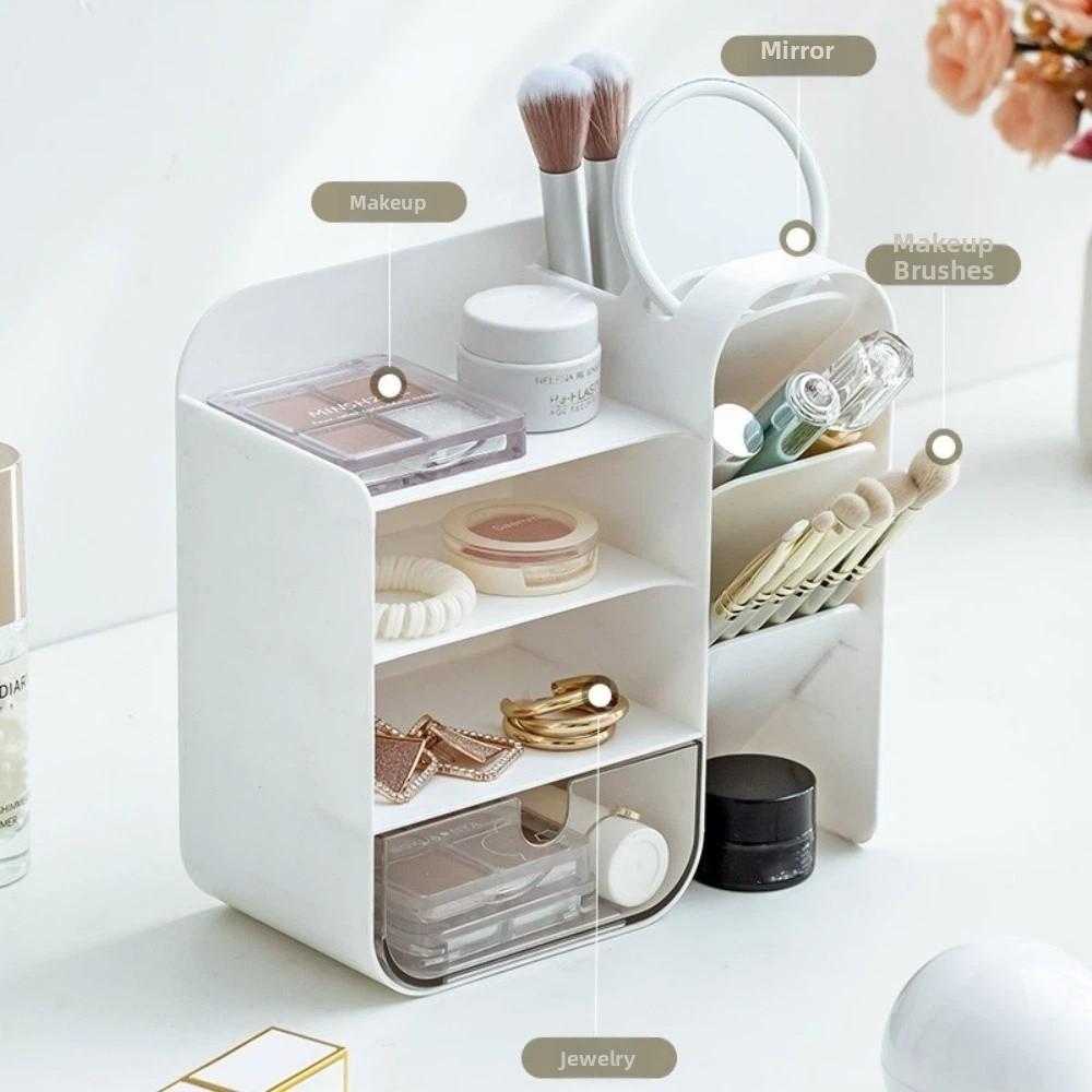 Thickened Multi-Functional Pen Bucket Multi-Layer Cosmetics Storage Box Makeup Jewelry