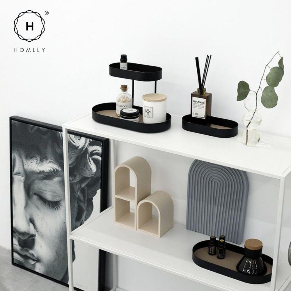 Homlly Stucco Table Display Vanity Keys Tray