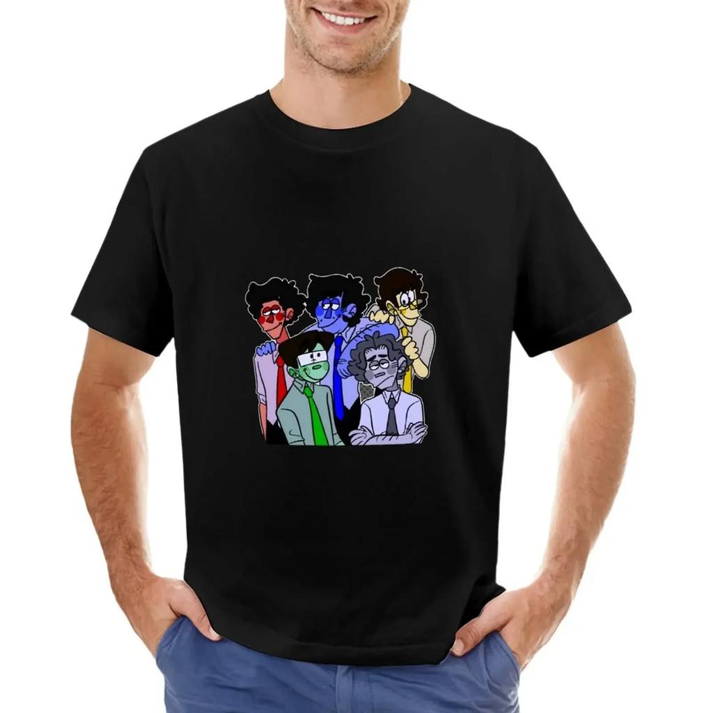 Tally Hall Art T-shirt Blouse Summer Top Slim Fit T Shirts for Men