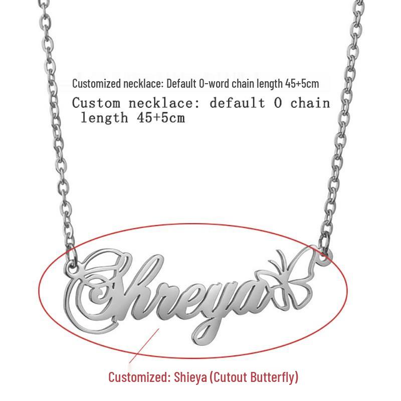 DIY personalizovaná súprava náhrdelníka a náramku z nehrdzavejúcej ocele s náušnicami