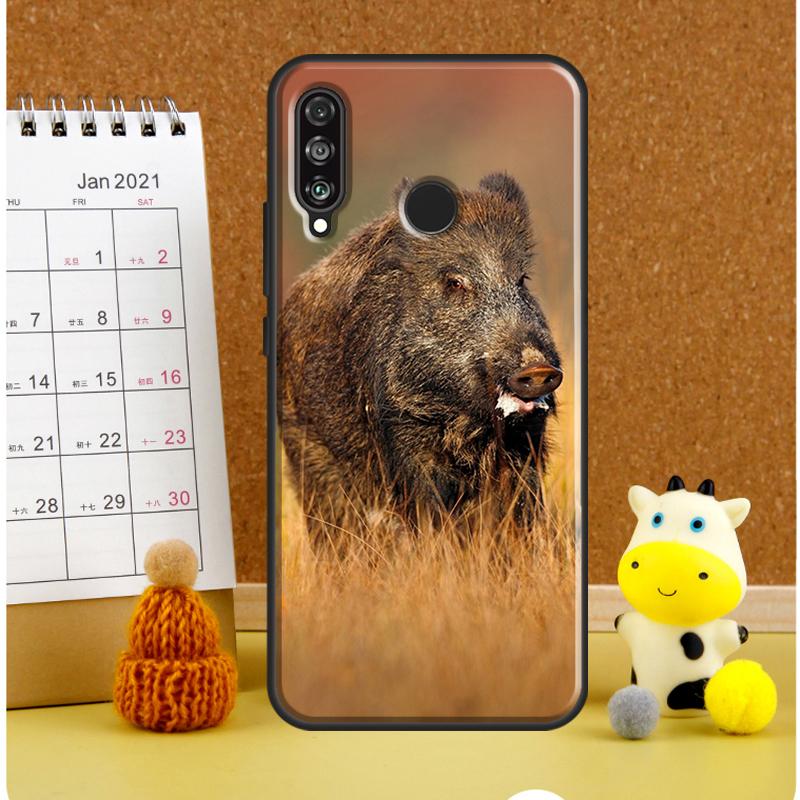 Wild Boar For Huawei Nova Y72 Y70 Y91 Y90 Y60 Y61 Y73 3i 7i 8i 11i 12i 9 10 SE P20 P30 P40 Lite Case
