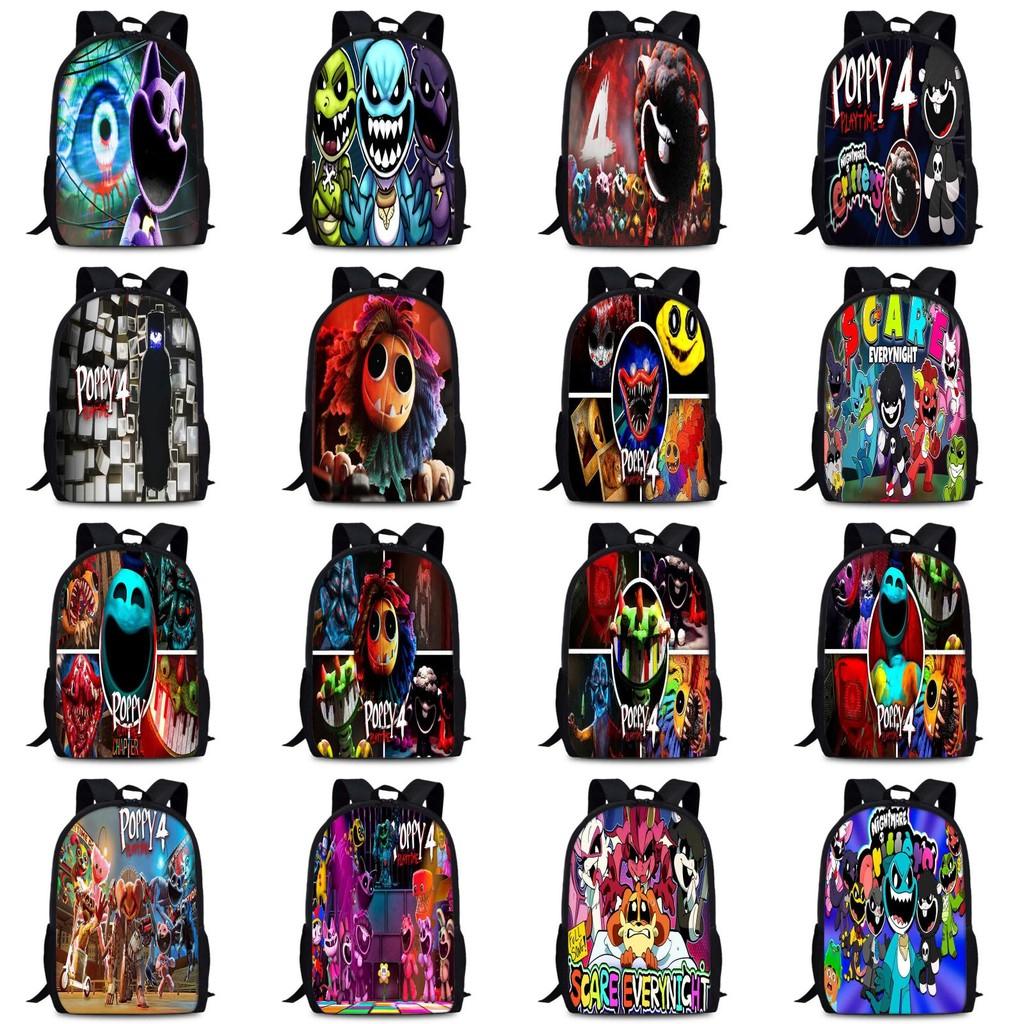 Chapter Poppy Playtime 4 Durable Bookbag 15in Laptop Anime Backpack Oxford