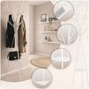 Standing Metal Clothes Rack With Shelf Massido
