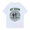 Raper Mf Doom Madvillain The Illest Villain Metal Face T-shirt z nadrukiem graficznym Męski Casualowy T-shirt Oversize Męskie Koszulki Hip Hop