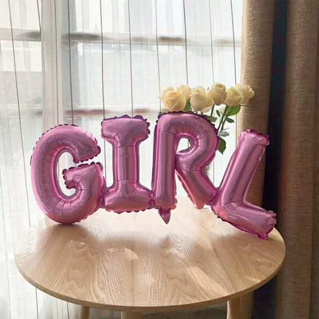 Words Balloon Party Alphabet Deoration Balloon Boy Girl Letter Number Script Balloon