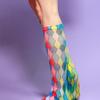 RNOT SPRINNG RAINBOW KNEE SOCKS