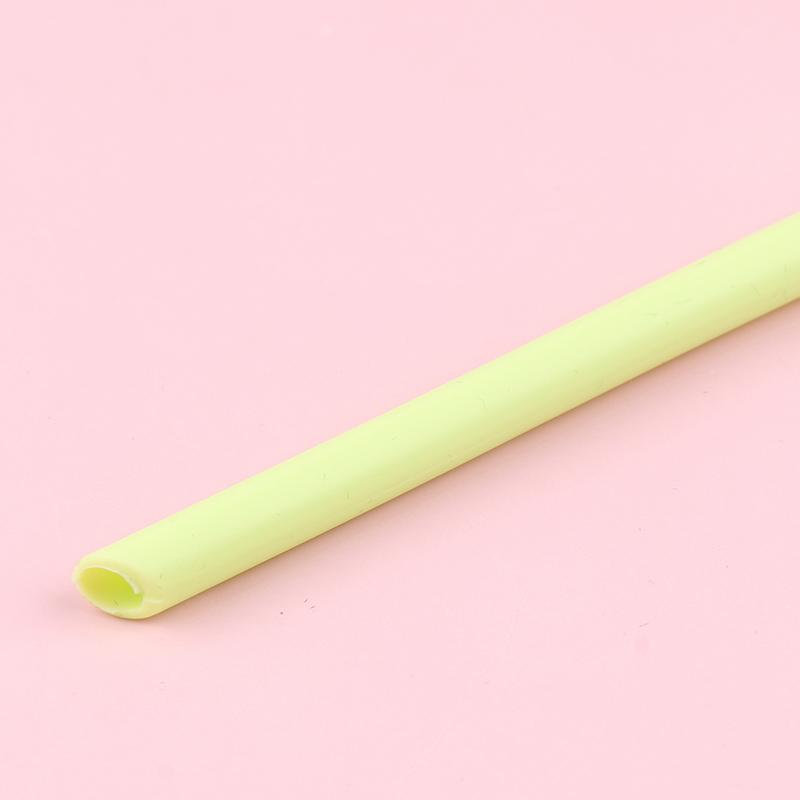 6 Stück wiederverwendbare Silikon-Strohhalme in Lebensmittelqualität, gerade, gebogen, mehrfarbig, Trinkhalm für Kinderpartys, Barzubehör