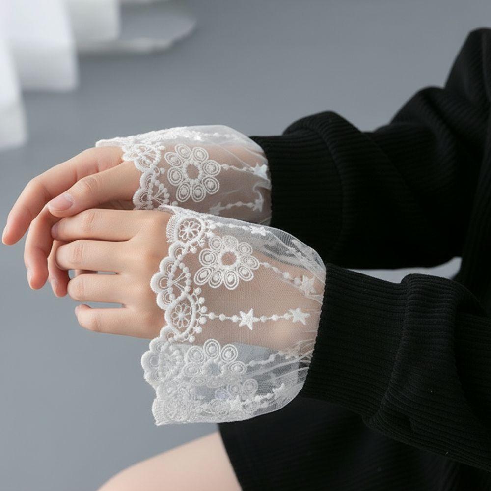 White Fake Cuff Detachable Lace Cuff New Clothing Accessory